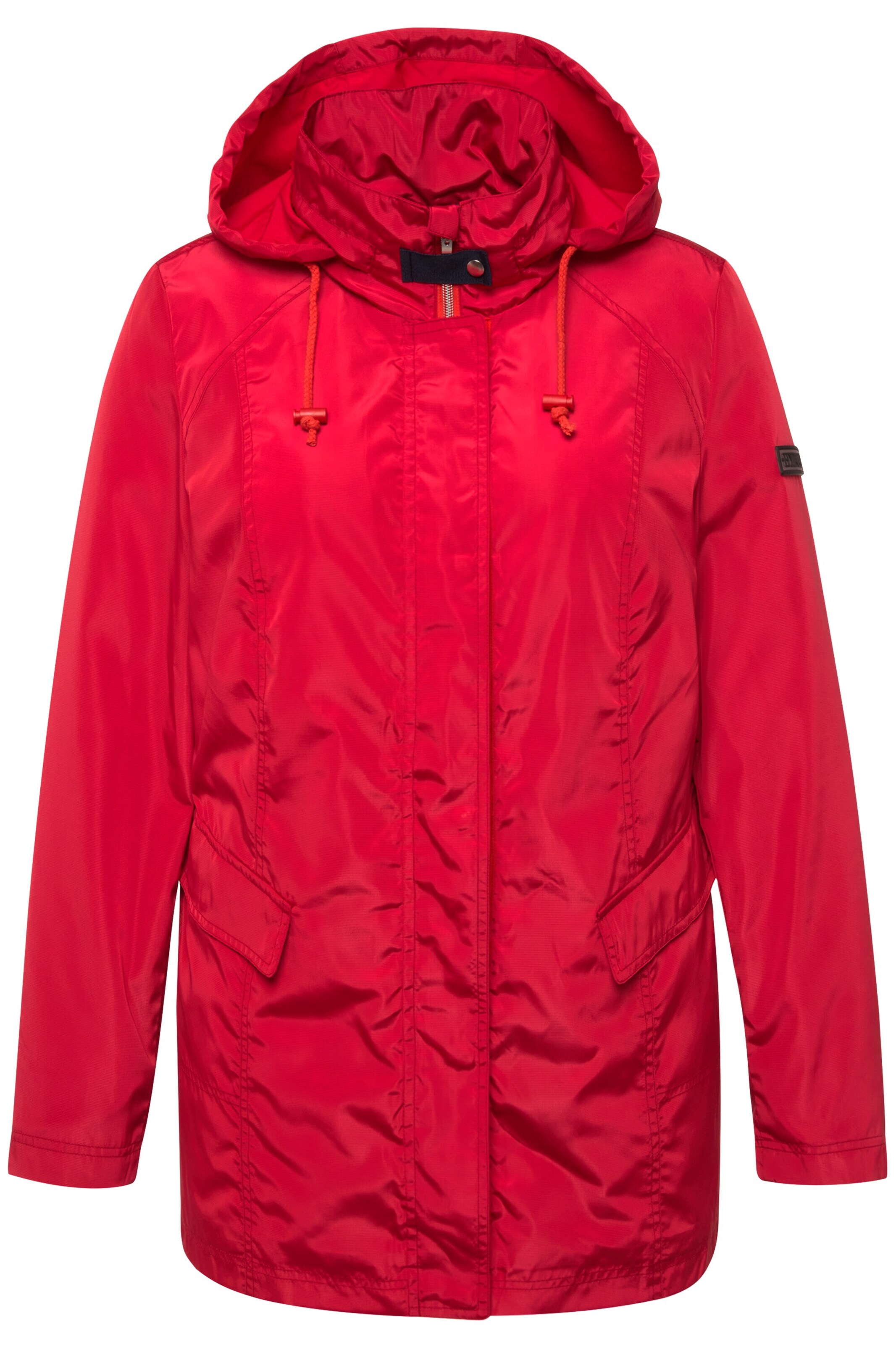 Ulla Popken Tussenjas in Rood: voorkant