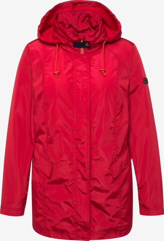 Ulla Popken Between-Season Jacket in Red: front