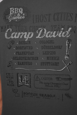 CAMP DAVID Shirt in Grau