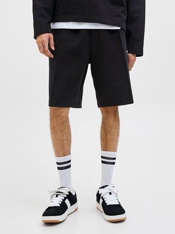 Wide leg Pantaloni 'JPSTBILL FLETCHER' di JACK & JONES in nero: frontale