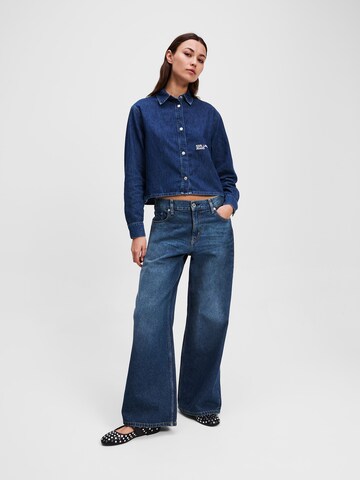 Loosefit Jeans di KARL LAGERFELD JEANS in blu: frontale