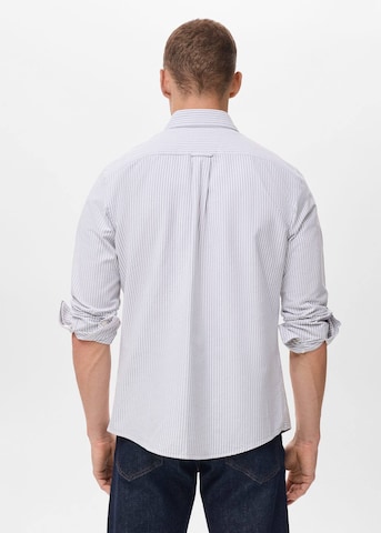 MANGO MAN Regular fit Button Up Shirt 'Kodak1' in Grey