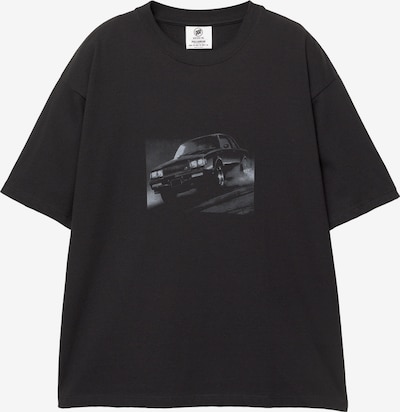 Pull&Bear Majica veličine XS u antracit siva / crna / prljavo bijela, Pregled proizvoda