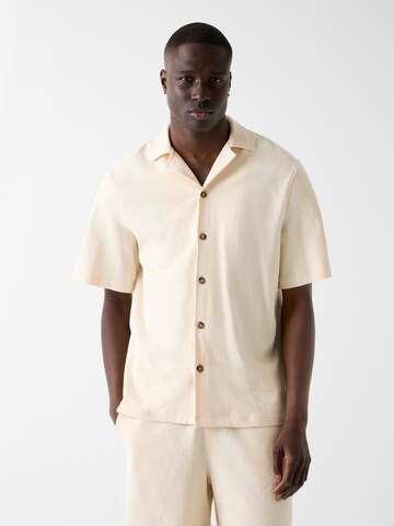 GUESS Comfort Fit Hemd in Gelb: Vorderseite