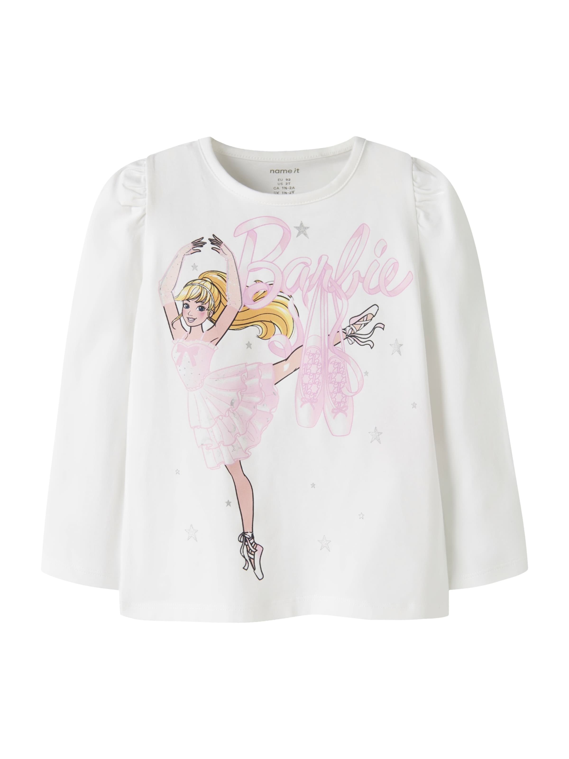 NAME IT - Camiseta 'NMFORDI BARBIE' en blanco: frente