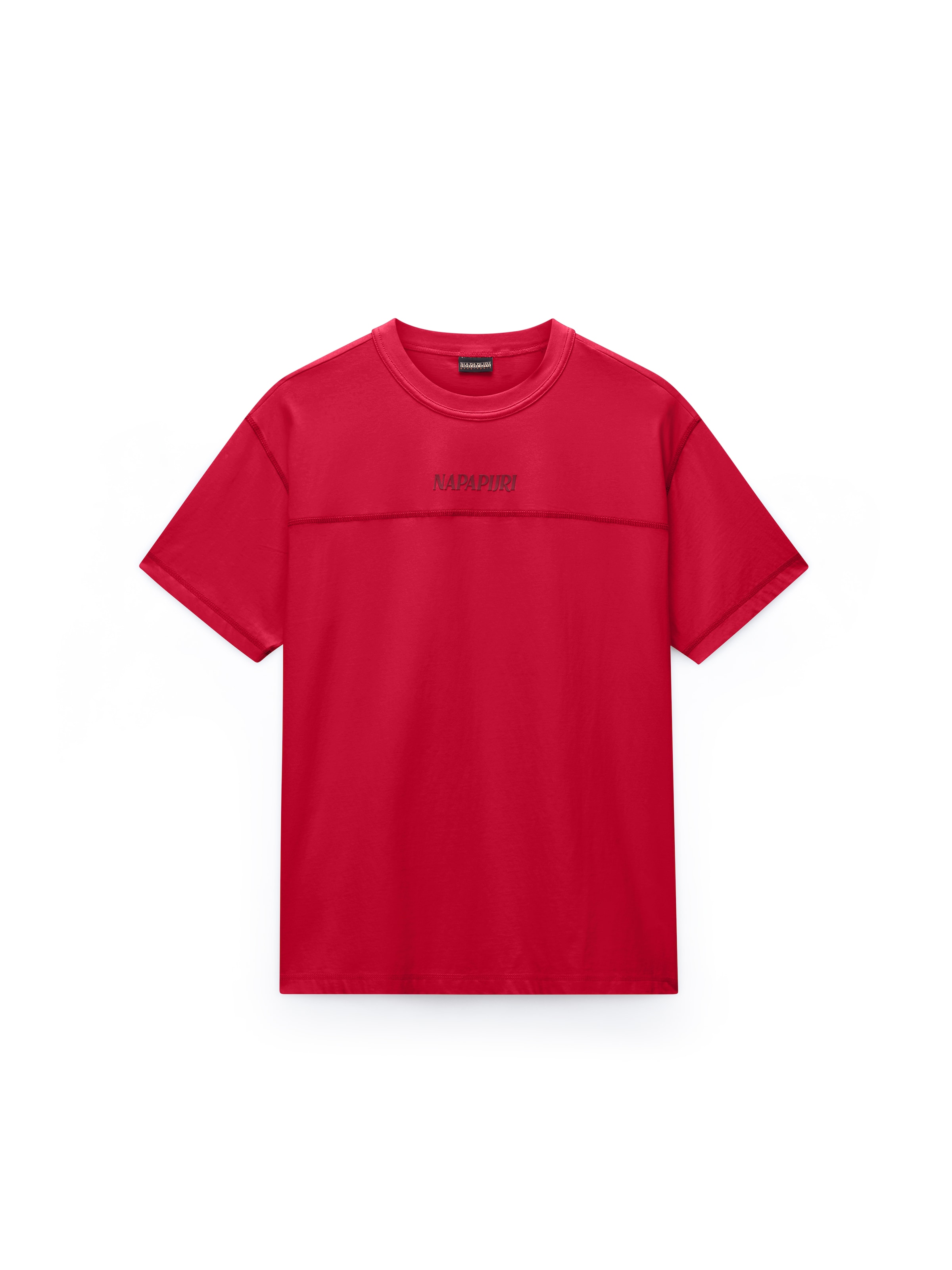NAPAPIJRI Póló '6C41 - NP MN  S-UMBRA SS' - piros: elől