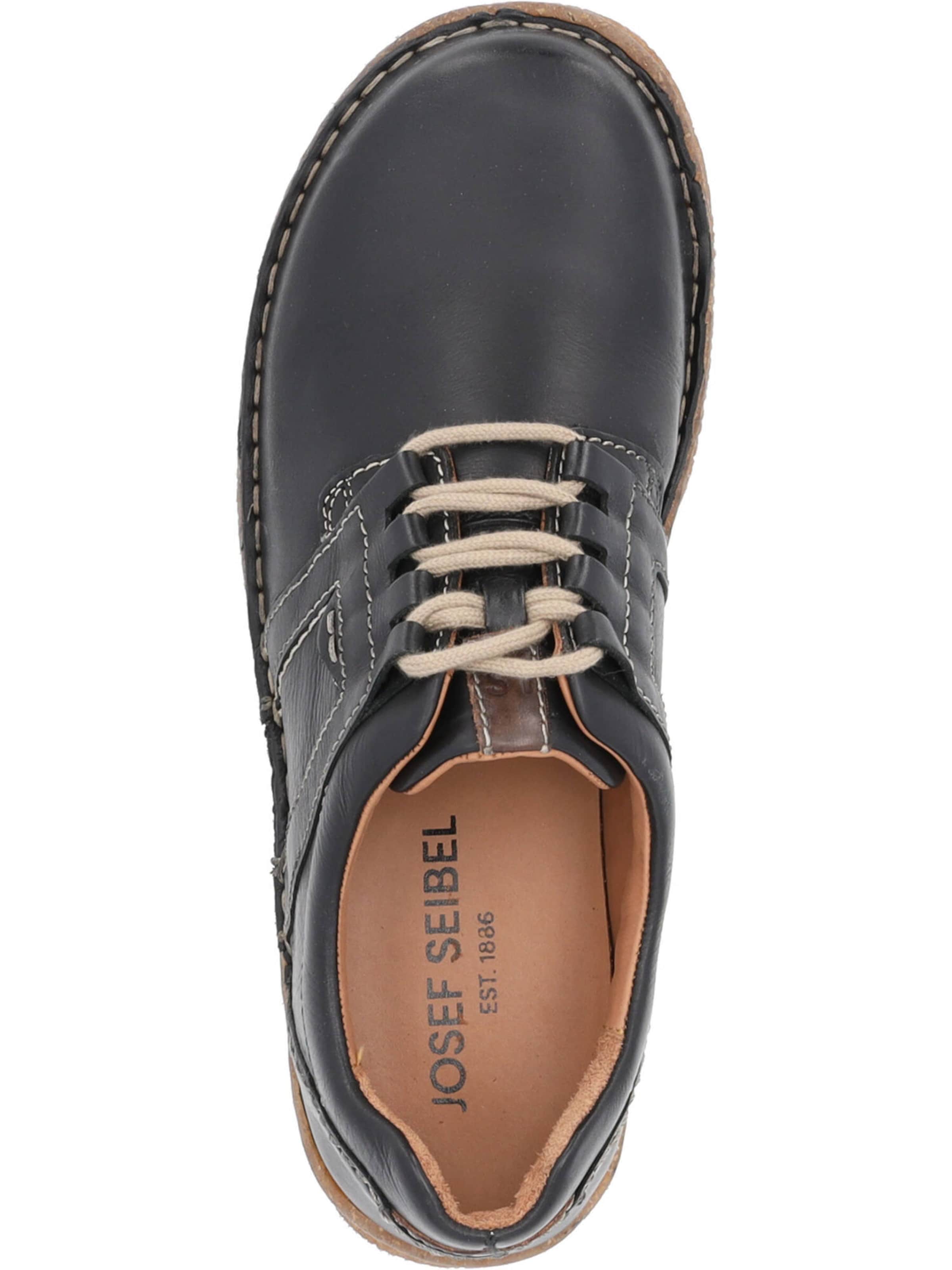 JOSEF SEIBEL Schnürschuh 'Neele' in Schwarz