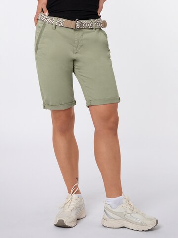 Sublevel Regular Shorts in Grün: Vorderseite