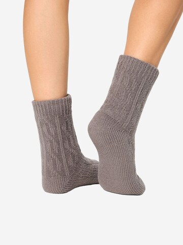 Nur Die Sokken ' Flausch Socken ' in Grijs