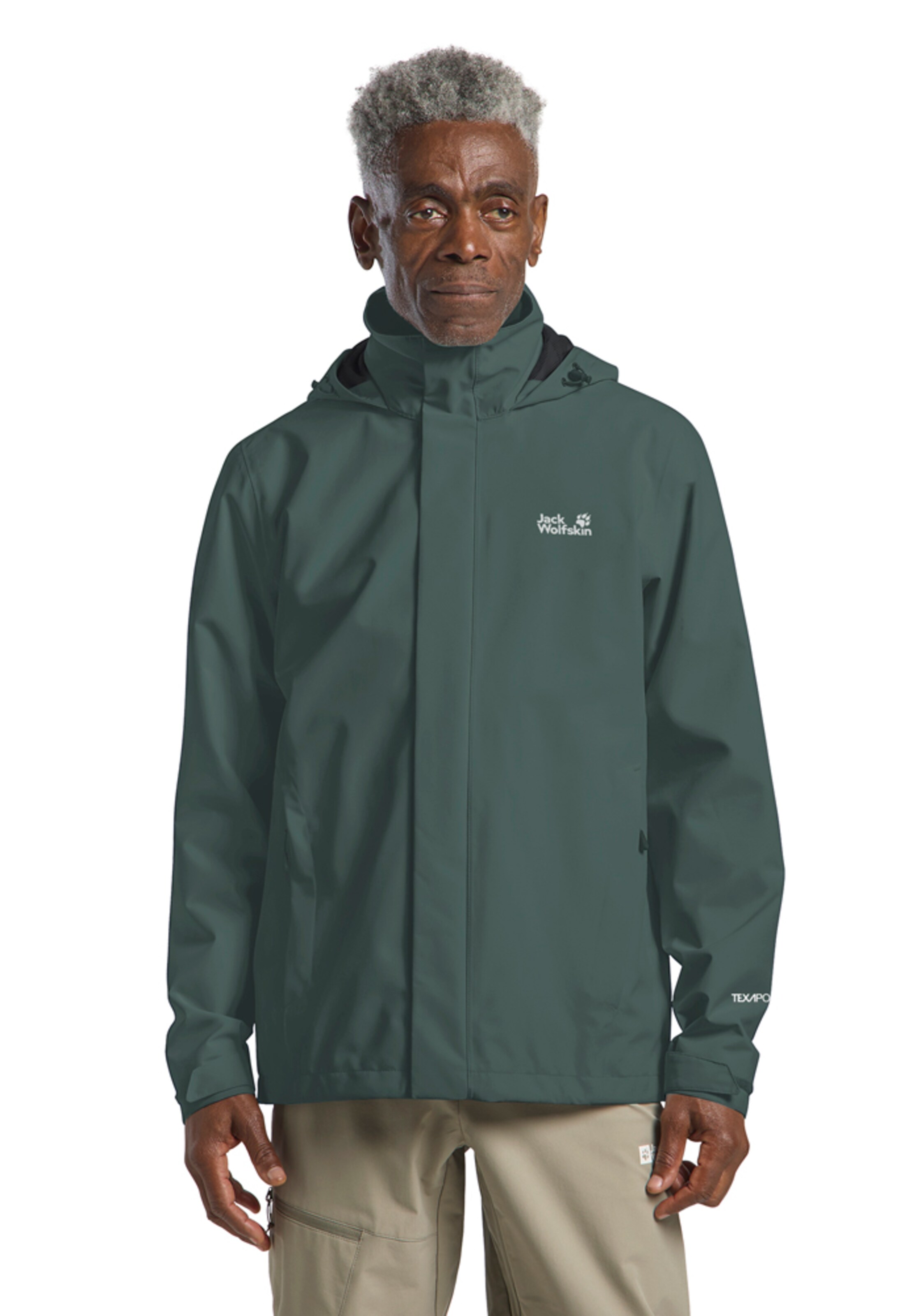 JACK WOLFSKIN Outdoor jacket in Green: front