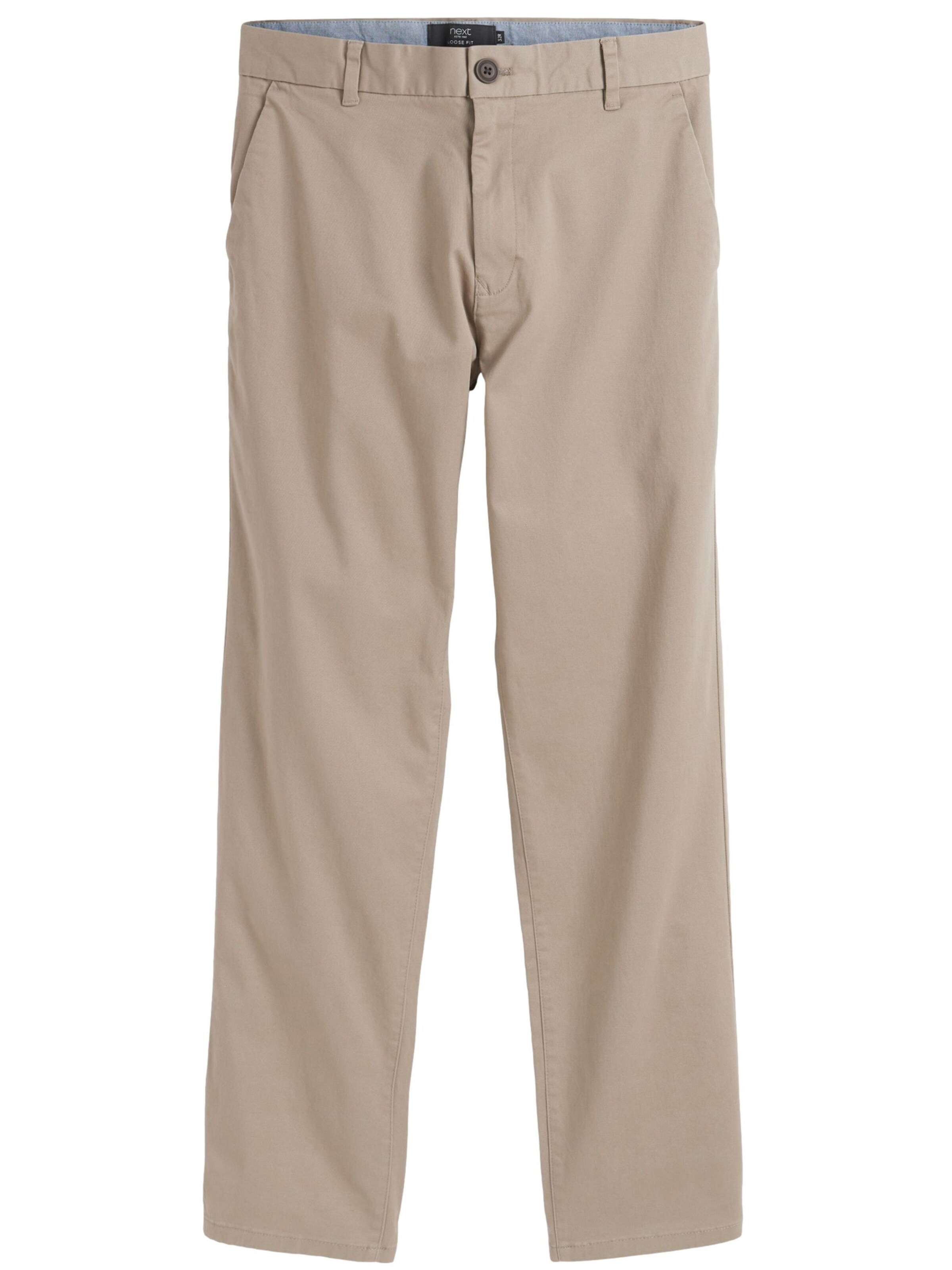Next Loosefit Chino nadrág - bézs: elől