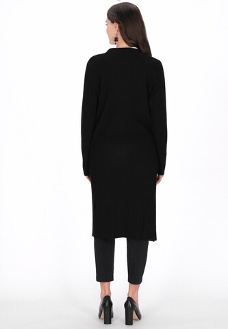 usha BLACK LABEL Gebreid vest in Zwart