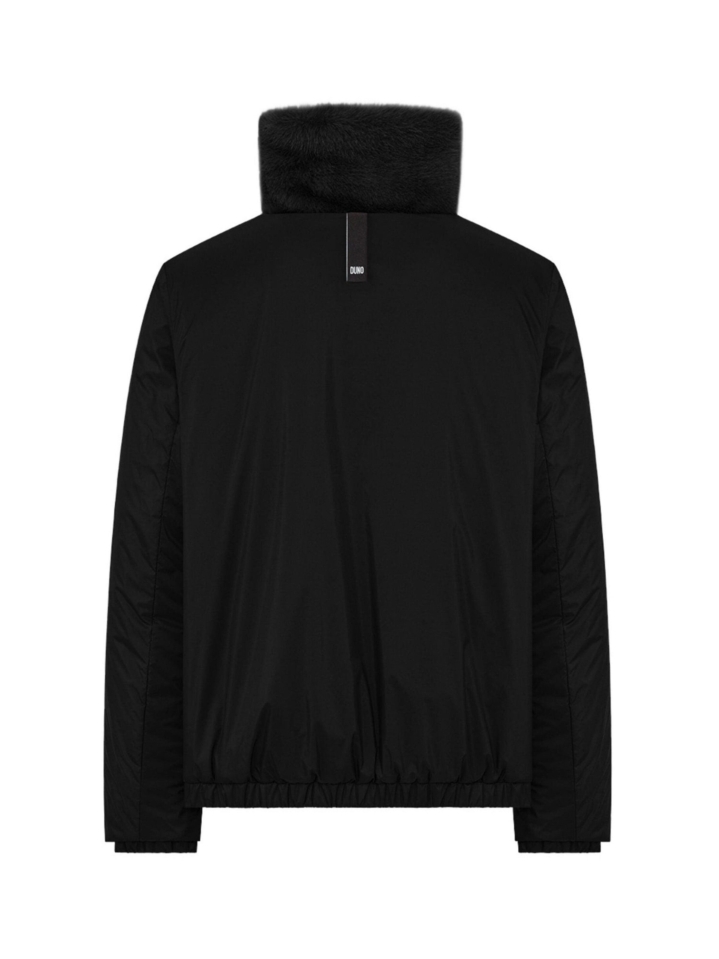 Giacca di mezza stagione 'Reversible faux fur bomber jacket' di DUNO in nero