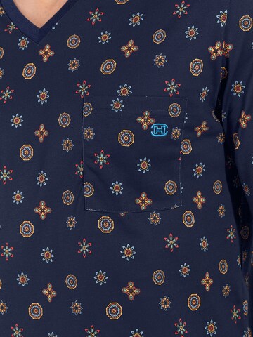 HOM Pyjama lang ' Mandala ' in Blauw