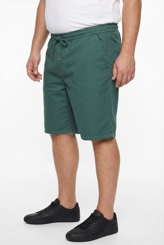 Men Plus Regular Trousers 'Bermuda' in Grey