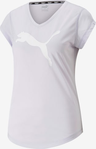 PUMA - Camisa funcionais em roxo: frente