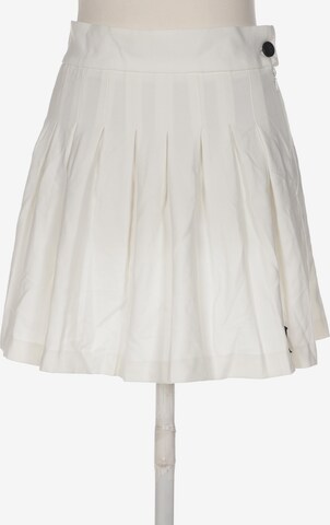 Bershka Skirt in S in White: front