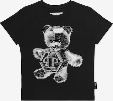 Maglietta 'Teddy' di Philipp Plein in nero: frontale
