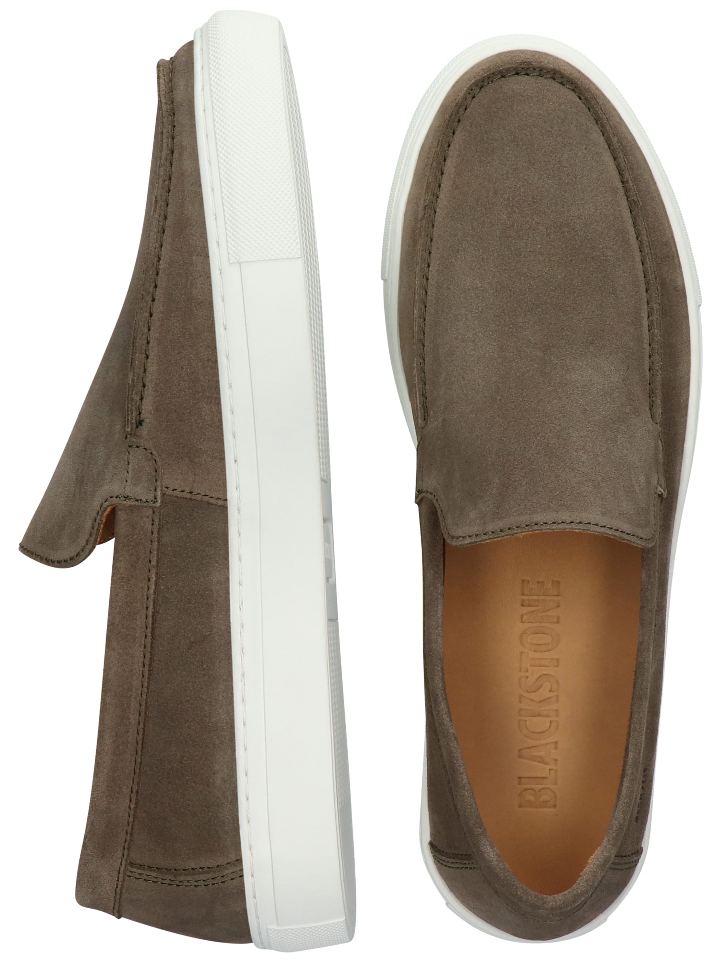 BLACKSTONE - Zapatillas sin cordones 'Lapis Rowan - FG628' en verde