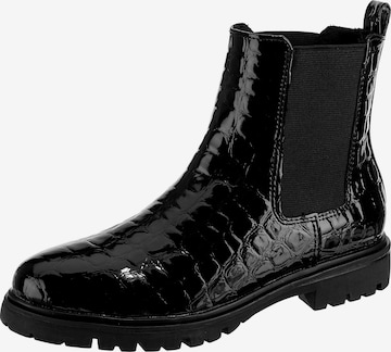 JANE KLAIN Chelsea Boots in Black: front