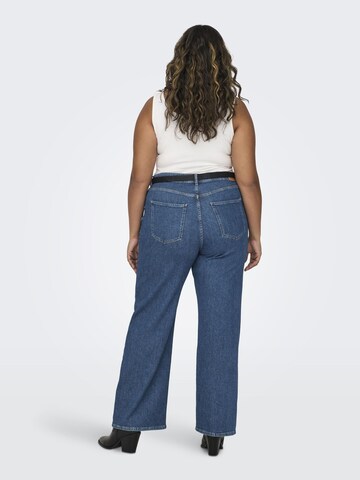 ONLY Carmakoma Wide leg Jeans 'CARHOPE' in Blauw