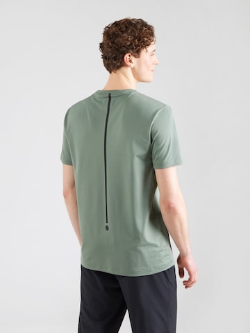 T-Shirt fonctionnel 'TOC' BOSS en vert : devant