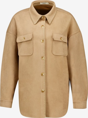 T-shirt Deeluxe en beige : devant