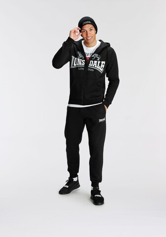 LONSDALE Jogginganzug in Schwarz