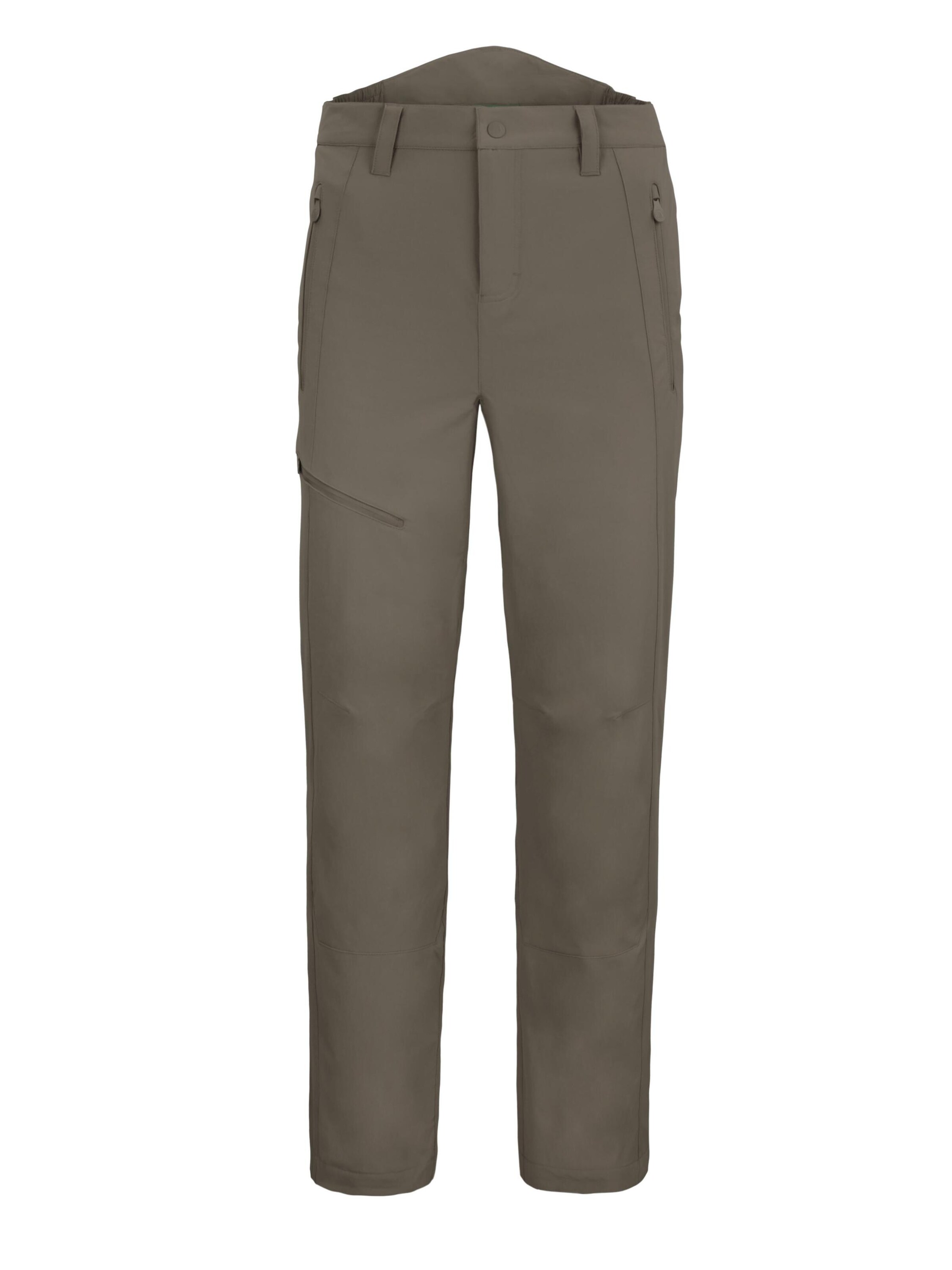 Regular Pantalon outdoor 'Basin' normani en gris : devant