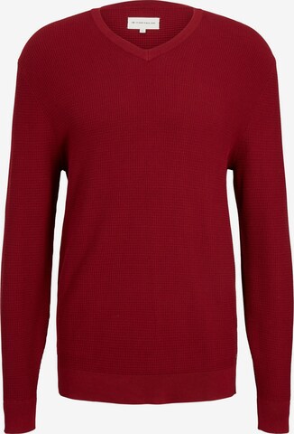 Pullover di TOM TAILOR in rosso: frontale