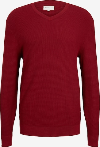 TOM TAILOR Sweater in Red: front