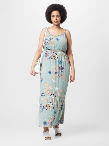 ABOUT YOU Curvy Kleid 'Cora' in Blau