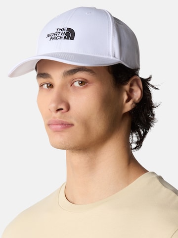 THE NORTH FACE Athletic Cap in White: front