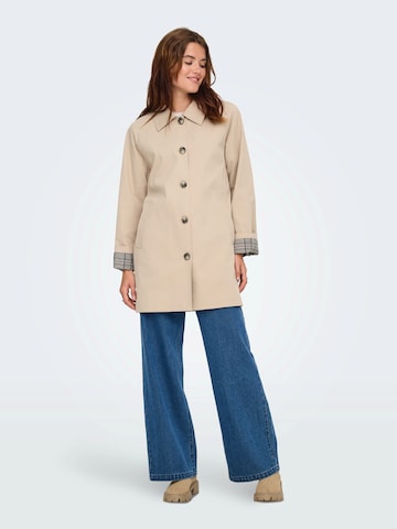 Manteau mi-saison 'ONLORCHID' ONLY en beige