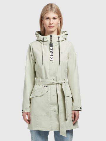 khujo Between-seasons parka 'LAUREN4' in Green: front