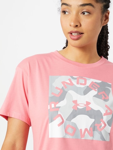 UNDER ARMOUR Funkcionalna majica | roza barva