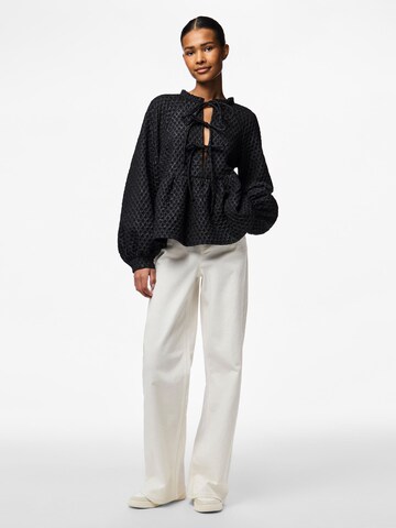PIECES Blouse 'PCNibe' in Zwart