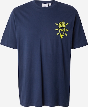 ADIDAS ORIGINALS T-Shirt in Blau: Vorderseite