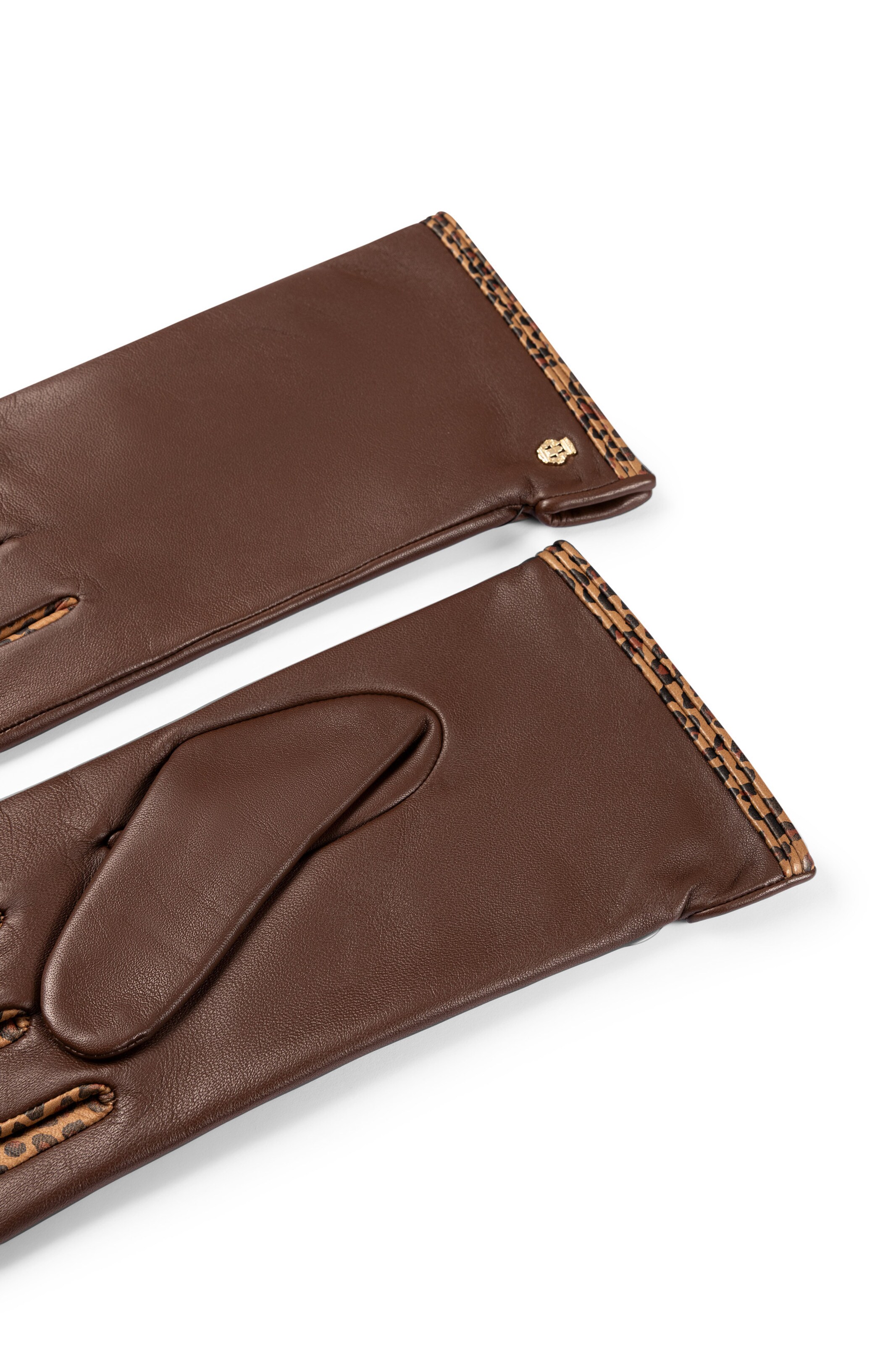 Roeckl Vingerhandschoenen 'BERLIN' in Bruin