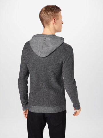 JACK & JONES Regular Fit Pullover 'Cobadge' in Grau