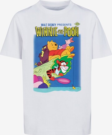 T-Shirt 'Winnie The Pooh Poster' F4NT4STIC en blanc : devant