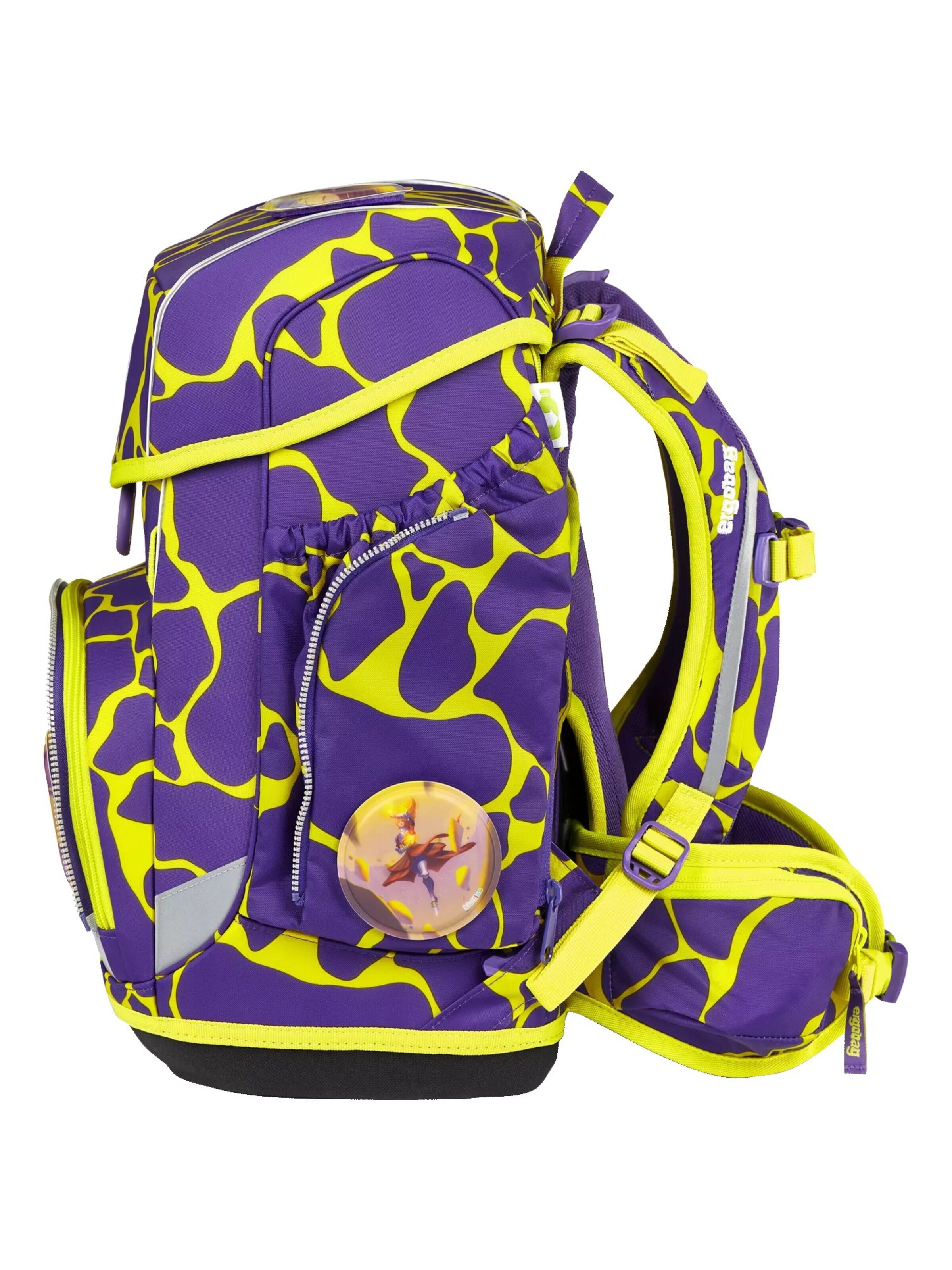 ergobag Backpack 'Schulranzen-Set cubo Set' in Purple