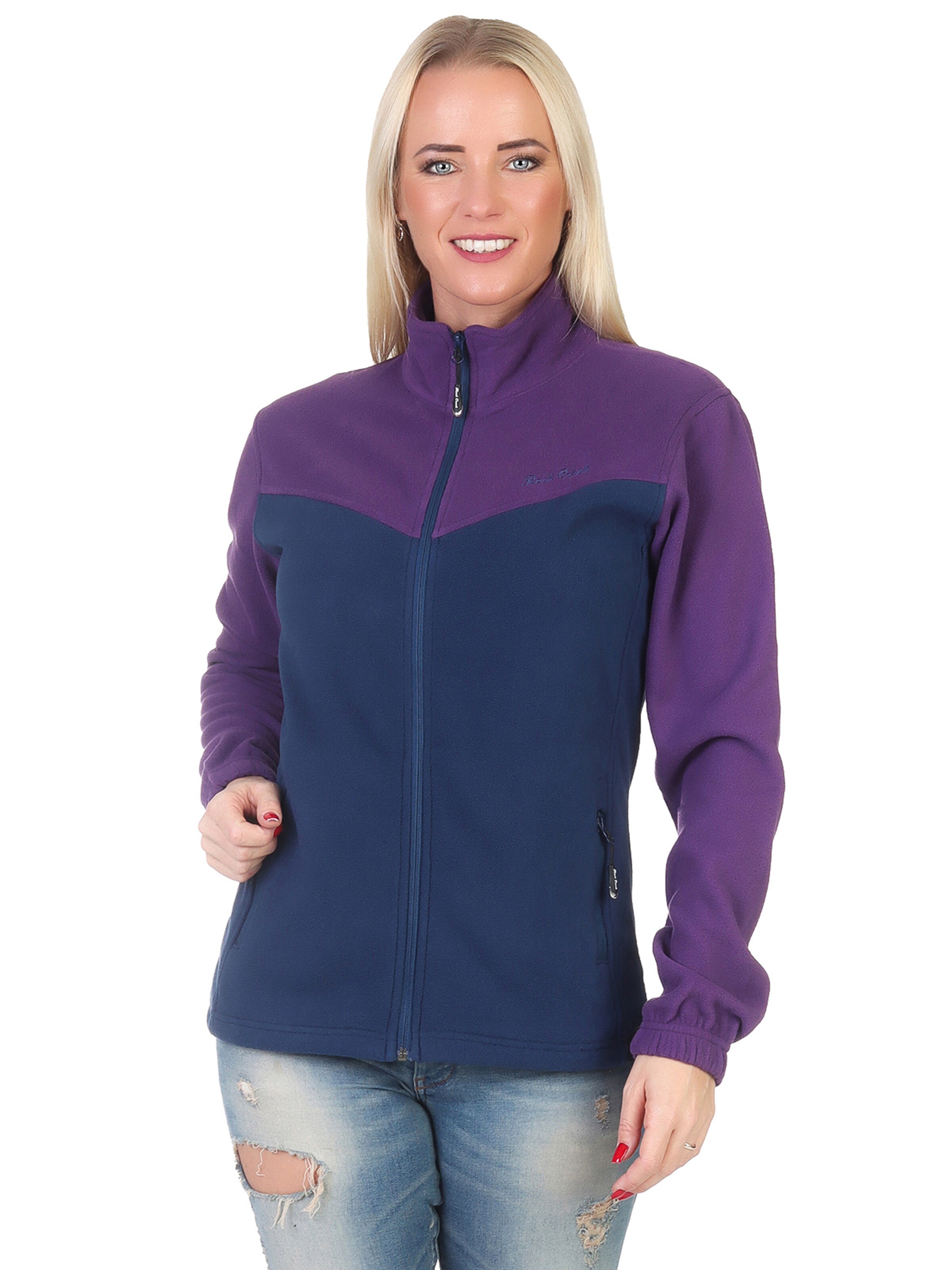 Rock Creek Fleecejacke in Blau: Vorderseite