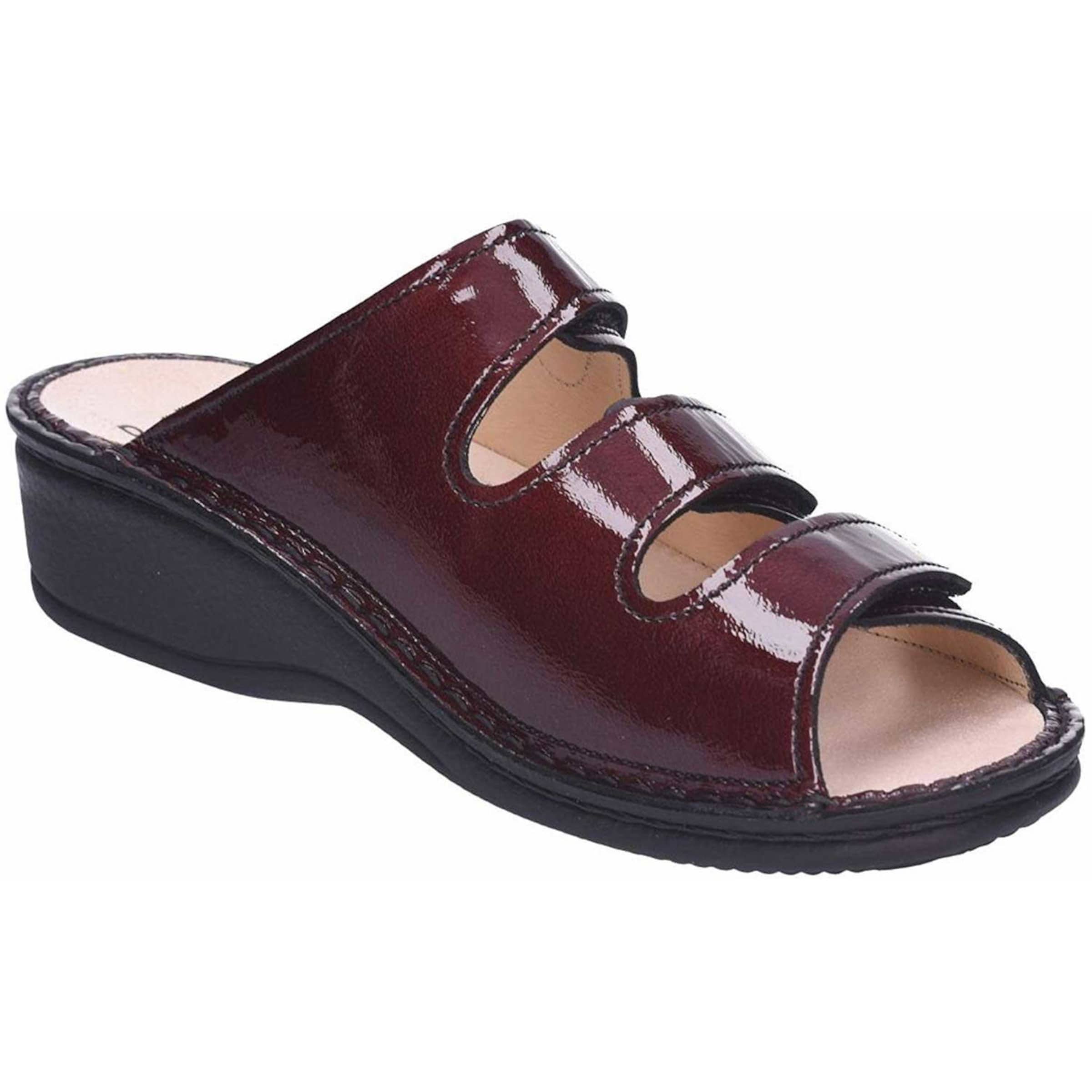 Finn Comfort Mules in Red