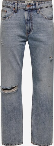 Regular Jeans 'EDGE' de la Only & Sons pe albastru: față