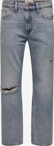 Only & Sons Regular Jeans 'EDGE' in Blauw: voorkant