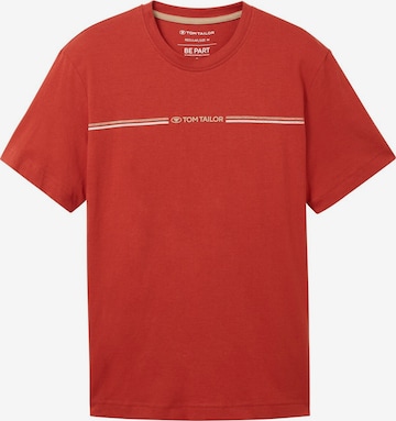 TOM TAILOR Shirt in Red: front