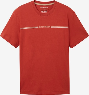 TOM TAILOR T-Shirt in Rot: predná strana