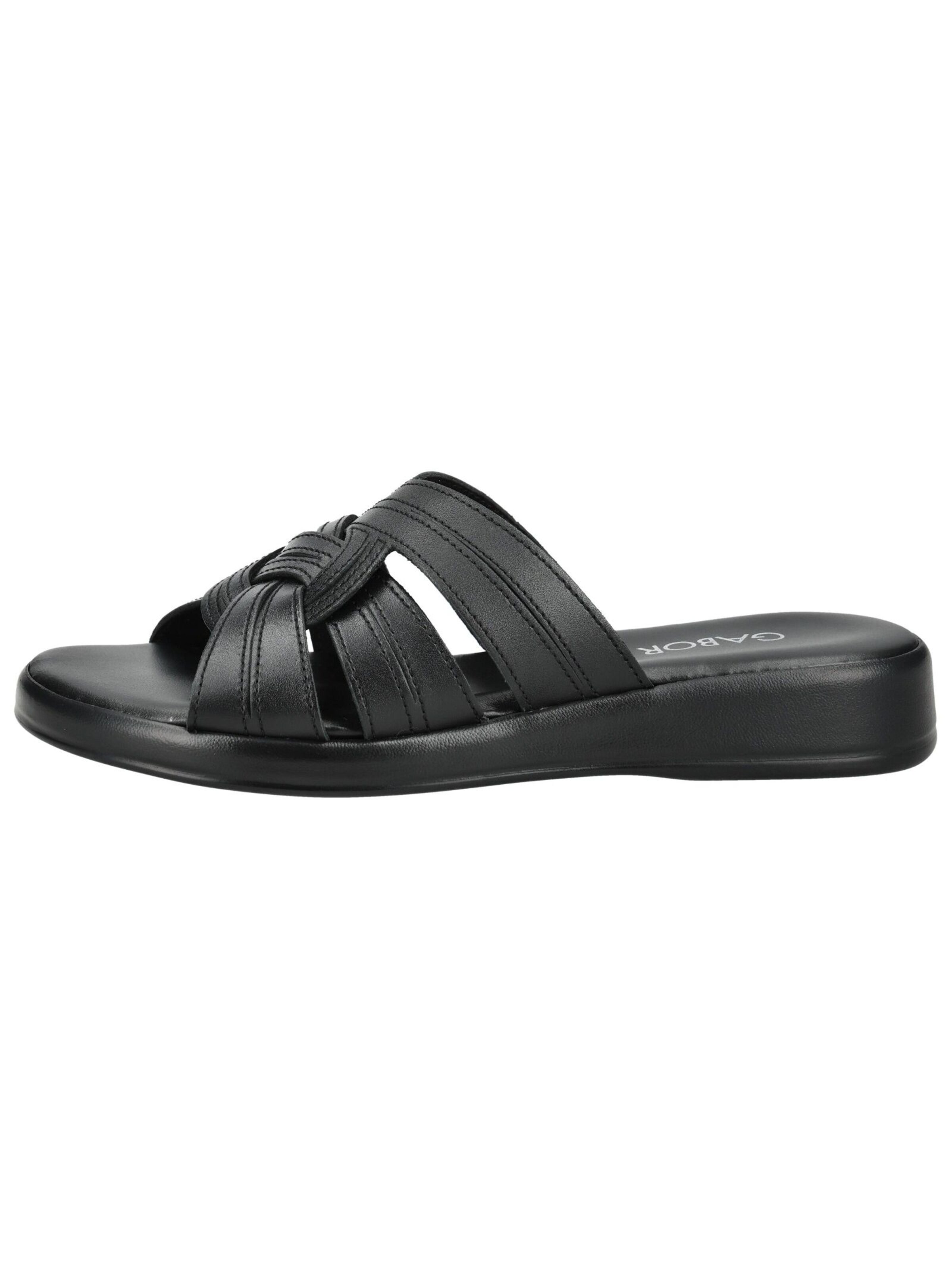 GABOR Pantolette in Schwarz