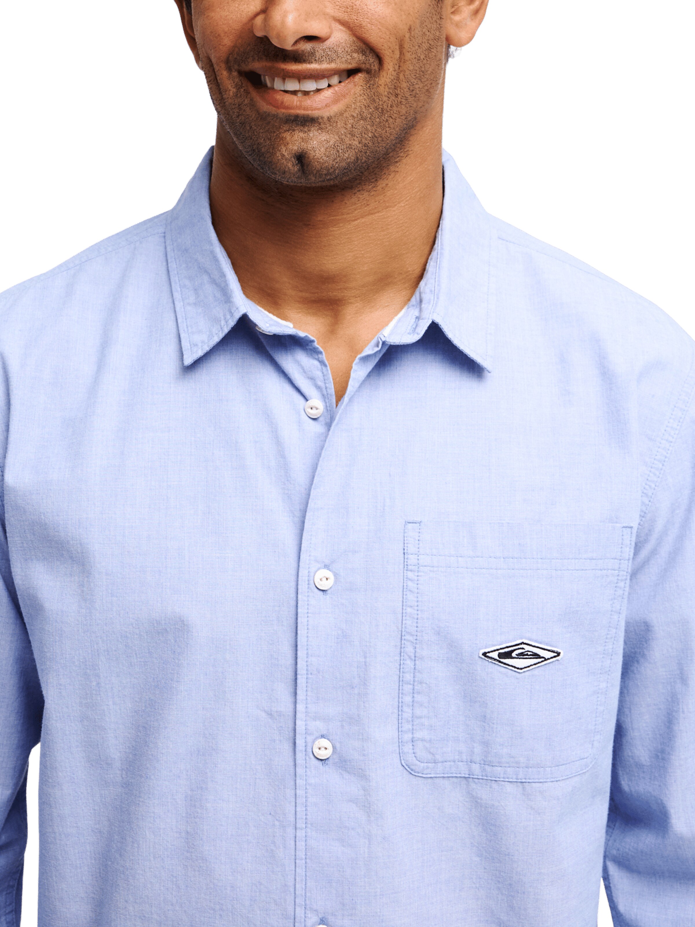 QUIKSILVER Regular Fit Hemd 'Diamond' in Blau